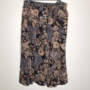 Orvis floral skirt
